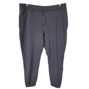 Duluth Trading Co Men's XL x 32 Midweight Fleece Joggers Sweatpants Pockets Gray